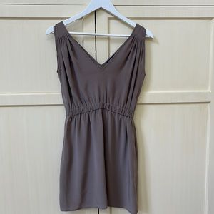 Scoop NYC silk sleeveless mini dress